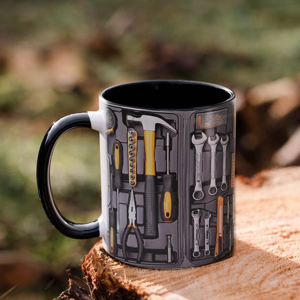 Neues Produkt im Juli: Men's Toolbox 3D-Keramiktasse Boyfriend Power Kaffeetasse_voghion.com