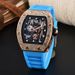 2024 new Sports Men's Watch Luxury Fashion Fully function Quartz Watches men Unique Design Waterproof Tape Watch Wristwatch_voghion.com