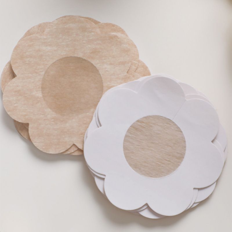 Disposable non-woven nipple patch Silicone invisible breast patch Anti-bump anti-exposure nipple patch_voghion.com