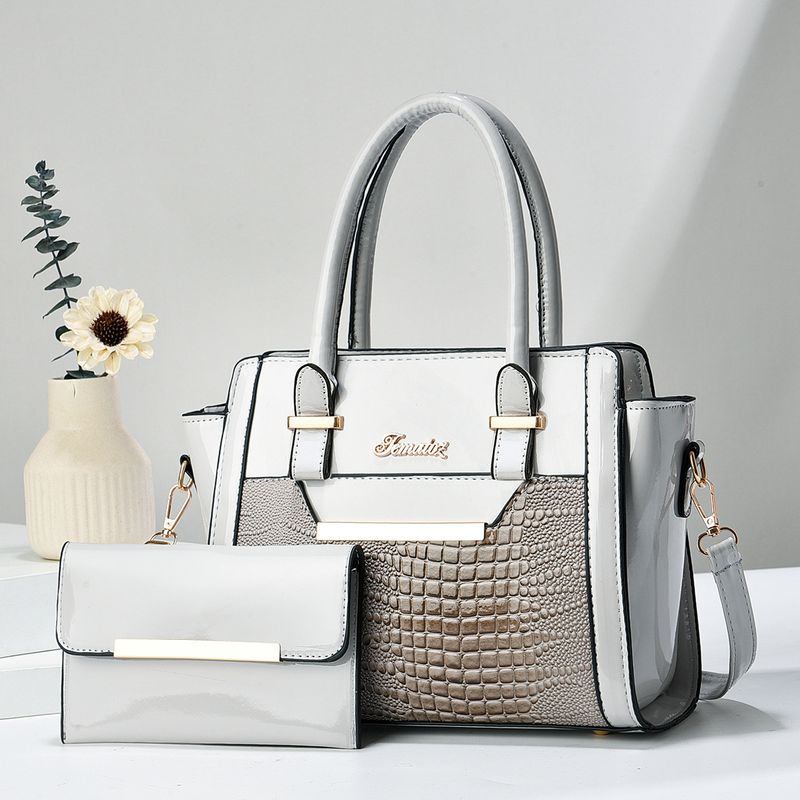 [Grenzüberschreitende Damentaschen] Lässige Schultertaschen für Damen 2024 neue große Mutter-Kind-Taschen helle Ledermode-Handtaschen_voghion.com