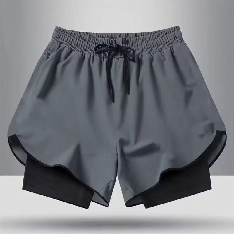 Men's Clothing Fitness Exercise Running Training Casual Stretch Quick Drying Trousers Yoga_voghion.com
