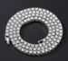 Men Fashion Hip Hop Punk Cuban 1-Row Bling Crystal Diamond 3MM/4MM/5MM Cuban Link Chain Tennis Long Chain Necklaces Jewelry Safety Watch-Clasp_voghion.com