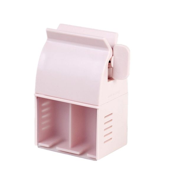 2er-Set Zahnbürstenhalter mit praktischem Tubenausdrücker zur Wandmontage – spurlos entfernbarer Zahnbürstenständer fürs Badezimmer_voghion.com