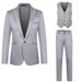 Herrenanzug, Hose, Weste, dreiteilige koreanische Version, Business Casual Anzug-Set, Herren_voghion.com