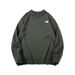 Retro Solid Sweater For Men – Oversized Crewneck Pullover, Winter Layering Essential"_voghion.com
