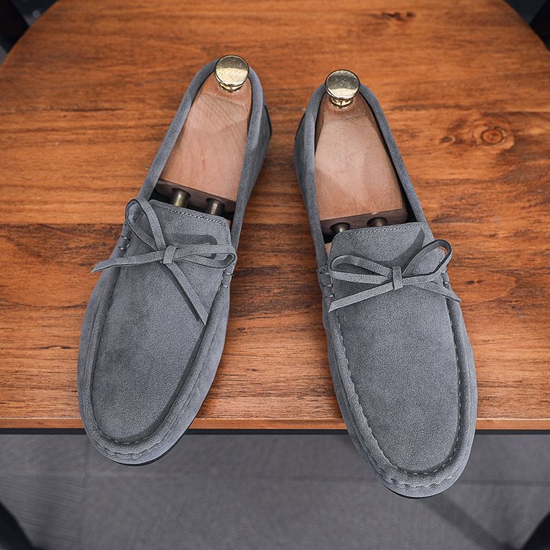 SHLIANG Mode Für Männer Casual Schuhe Wildleder Atmungsaktiv Komfort Slip-on Fahren Schuhe Marke Design Männer Loafer Faule Schuhe Mokassins SB075_voghion.com