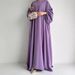 Damenbekleidung Einfache Kleidung Robe Abaya Kleid Robe_voghion.com