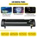 Vinyl Cutter Machine 34 Inch Paper Feed Cutting Plotter Bundle Adjustable Force & Speed Vinyl Printer, LCD Display Windows Compatible Sign Making kit _voghion.com