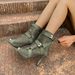 Strap Up Cool Boots For Women In Summer 2025, Hollow Out Short Boots, Slim High Heels, Dancing Shoes, Oversized Open_voghion.com