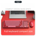 R8 Brand Color-Block Keyboard And Mouse Set High-Value Wireless 2.4G Office Silent Punk British Style Dot Keycaps_voghion.com