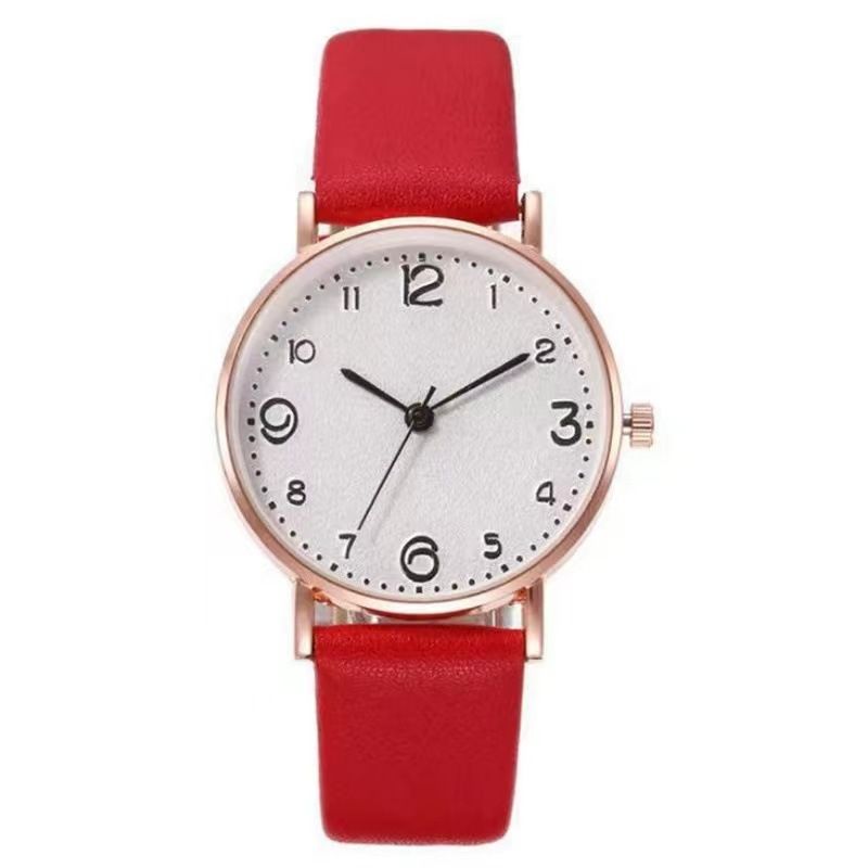 Frauen uhr armband set Koreanische version digitale weibliche student uhr kreative damen quarzuhr einfache mode mädchen uhr_voghion.com