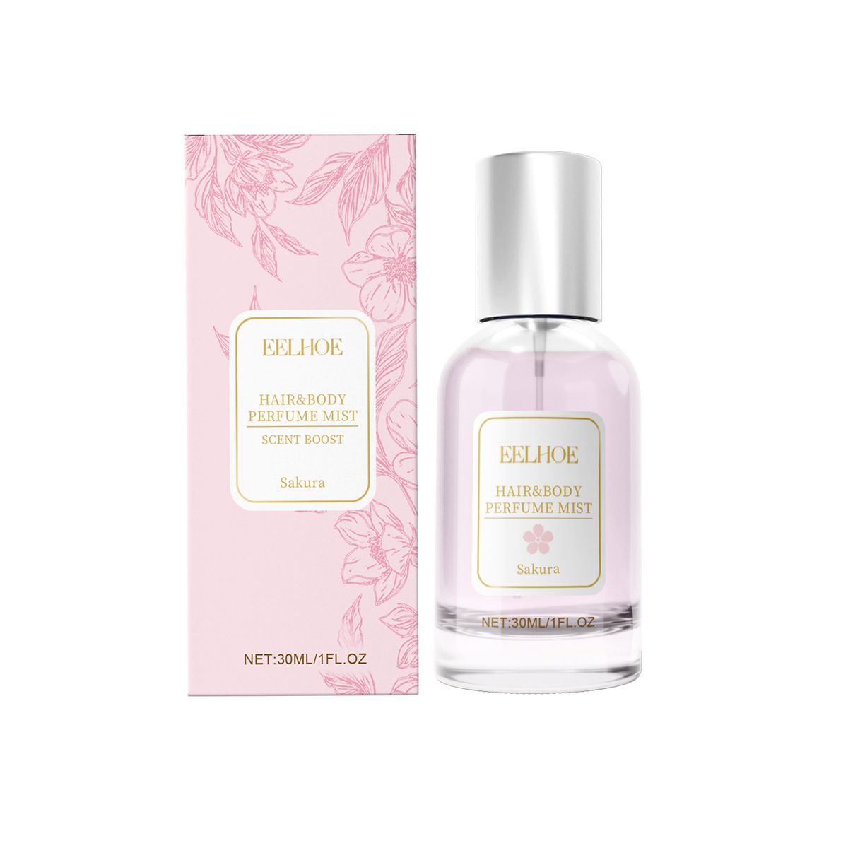Sakura Body Hair Spray, Elegant And Fresh Dating Atmosphere, Natural Niche Perfume Spray_voghion.com