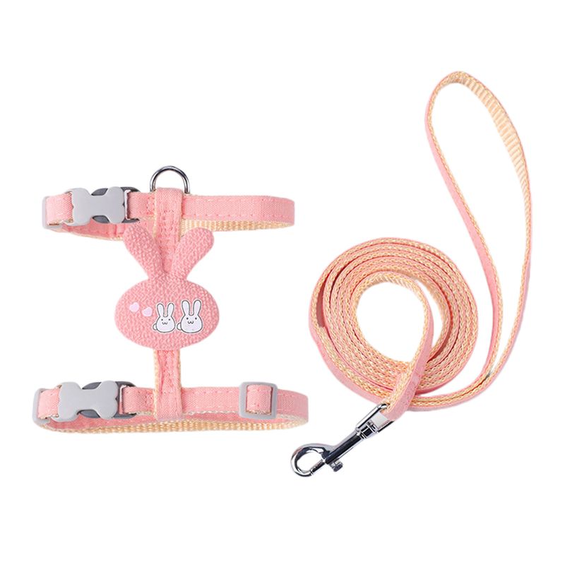 Guangying Vest Traction Rope Adjustable Soft Cute Cartoon Bear Cat Vest Harness For Outdoor_voghion.com