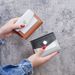 New Ladies' Purse Short Korean Style Small Tri-Fold Wallet Fashion Simple Clutch Wallet Wallet_voghion.com