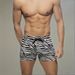 Swim Shorts New Men's Boxer Swim Trunks Zebra Pattern Flower Tether Low Waist Sexy Beach Swimming Hot Spring_voghion.com
