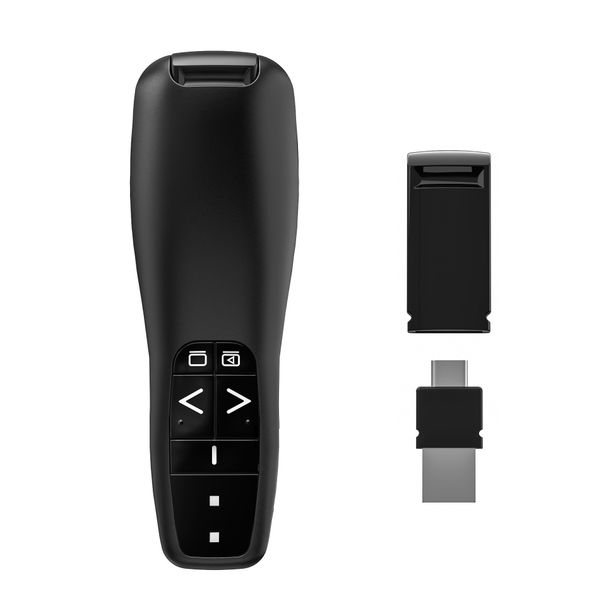 Multifunctional Flip Charging Laser Sight Teaching Demonstration Business PPT Speech Red Light Remote Control Pen_voghion.com