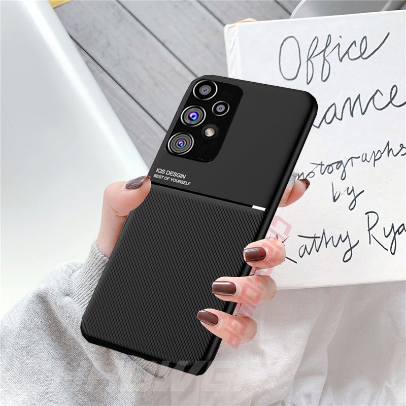 A53 A33 A73 Case Luxe Magnetische Lederen Auto Houder Telefoon Gevallen Voor Samsung Galaxy A53 A33 A73 M23 M13 m32 4G 5G Soft Tpu Cover_voghion.com