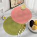 Double-Layer Sunflower Woven Placemat – Heatproof & Water-Resistant Round Table Decor – Modern Minimalist Style For Home, Parties_voghion.com