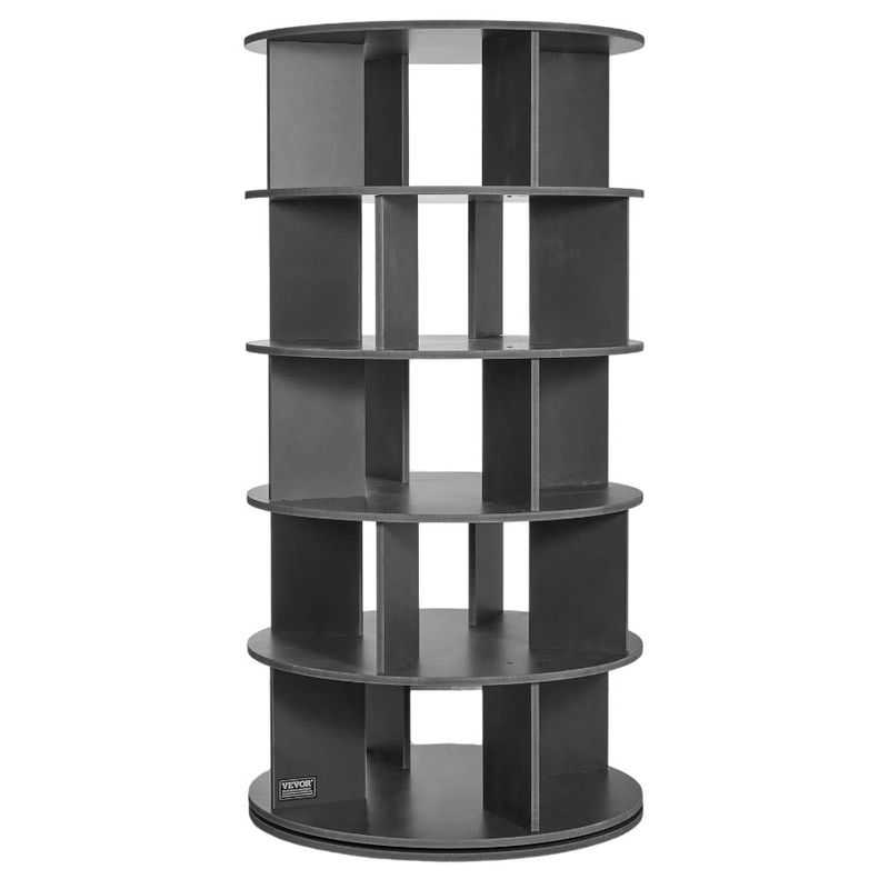 Shoe Shoe Display Tiers Lazy Carousel Tower Storage Susan Rack 5 Revolving Rack Rotating Org Round Shoe Shoe Rack 360°Spinning_voghion.com