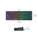 G61 Contour Keycap Transparent Keyboard RGB Luminous Compact Membrane Keyboard Desktop Computer Keyboard Factory_voghion.com
