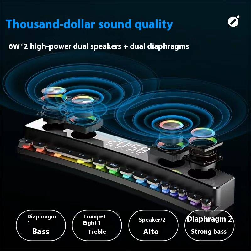 SH39 Wireless Bluetooth Multimedia Desktop Computer Audio_voghion.com