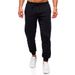 Spring And Autumn New Men's Solid Color Casual Sports Running Pants With Drawstring Elastic Waist Leggings_voghion.com