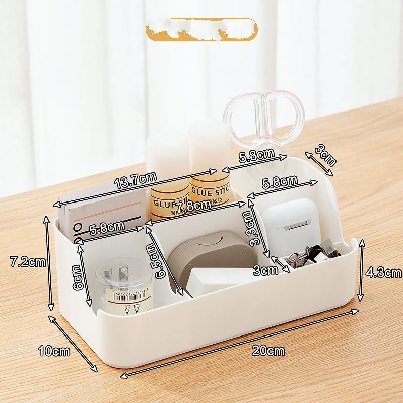 Colorful Ball Bowknot Multifunctional Compartment Drawer Box High-Value Fashion Versatile Desktop Storage Rack_voghion.com