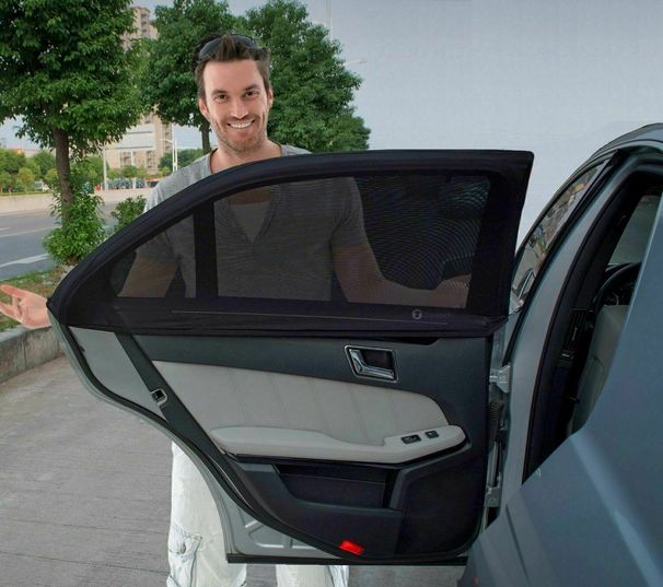 Auto-Sonnenschutz Sonnenschutz Sonnenschutzfenster Anti-Moskitonetz Auto-Sichtschutz im Auto Schatten Auto-Seitenvorhang_voghion.com
