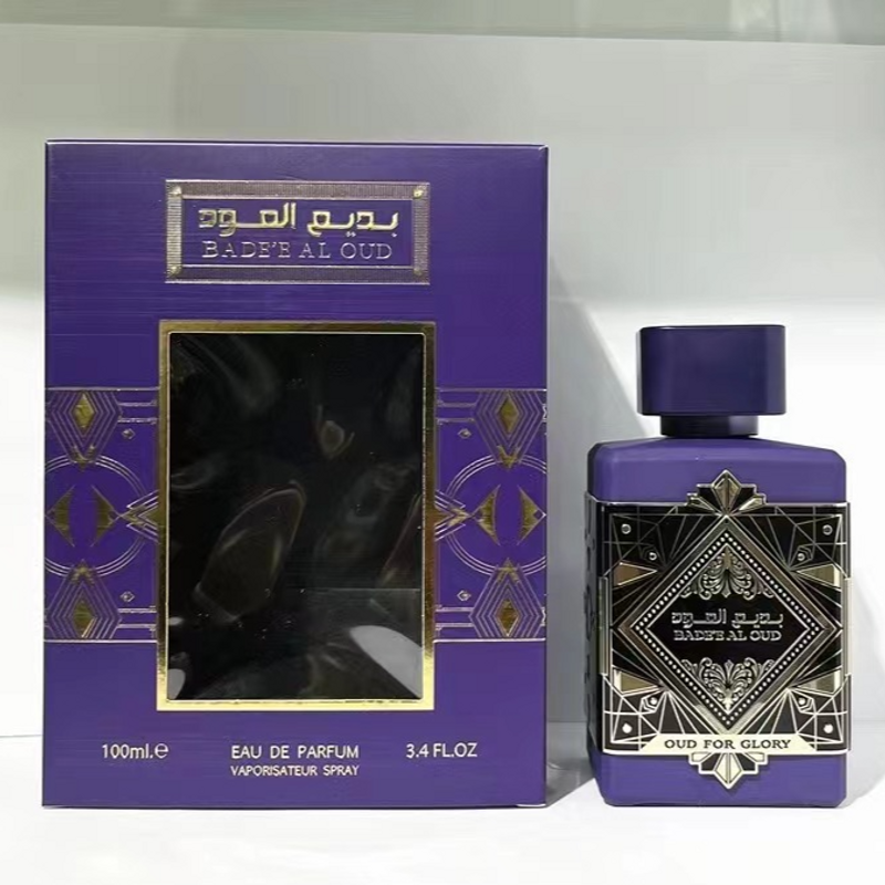 Hot Sale High Quality Formal Perfume Hot Sale Lattafa Perfumes Bade'e Al Oud Middle East Arab Series Durable Fragrance Spray 100ml_voghion.com
