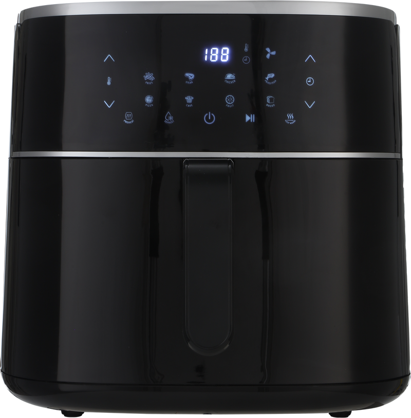 Upany 10 az 1-ben Air Fryer ，8,5L，360°-os nagy sebességű túlhevített levegő keringtetés, olajmentes és egészségesebb ，Nagy érintőképernyő, egyszerű és könnyen használható_voghion.com