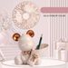 1pc Mini Bear Portable Handheld Battery Operated Fan Desk Fan; USB Rechargeable Battery Operated Fan; 3 Speeds Silent Desk Fan Mini Small Fan_voghion.com