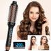 Adjustable Temperature Ceramic Heating Negative Ion Comb And Curl 2-in-1 Electric Curling Iron_voghion.com