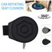 Cushion 360° Rotating Anti-slip Universal Mobility Aid Chair Breathable Pad For Vehicle Auto Car Seat_voghion.com