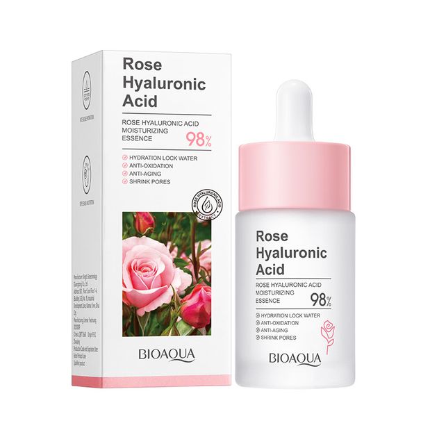 BIOAOUA Rose Hyaluronic Acid Essence Moisturizing And Brightening Original Solution_voghion.com
