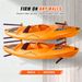VEVOR Wall Kayak Storage Rack, 4-Capacity Wall Mounted Kayak Holders For Kayak Canoe Paddle Board, Kayak Storage Hooks With Adjustable Padded Arms, 400 LBS Load Kayak Hanger For Indoor Outdoor Garage_voghion.com