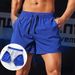 Me's New Fiess Shorts with Uderwear Loose Casual Quick Dry Basketball Pats Šortky Ruig Joggig pro_voghion.com