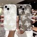 TechGlobe Korean Style Fashion Butterfly Summer 15 PM Phone Case 14 Transparent IPhone 16 Beautiful 13 Wave Pattern_voghion.com