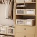 Clothes Storage Box Organizer Wardrobe Drawer Clothing Storage Basket Fabric Storage Folding Storage Box_voghion.com