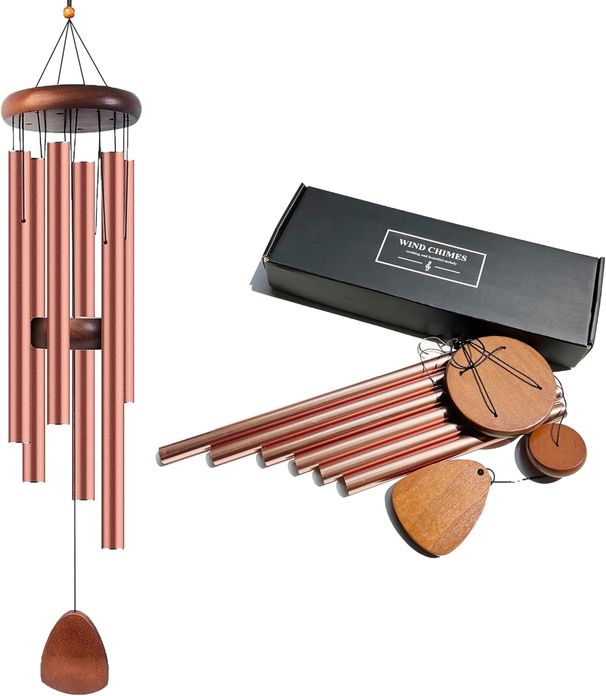 Campanello eolico commemorativo da 28" - Decorazione per giardino/patio_voghion.com