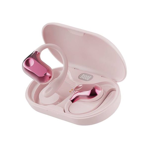 LX03 į ausis dedamos „Bluetooth“ ausinės su itin ilgu baterijos veikimo laiku ir belaidėmis, vandeniui atspariomis, kaulams laidumo ausinėmis._voghion.com