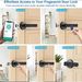 Smart Fingerprint Door Lock, 5-in-1 Fingerprint Door Lock, Bedroom Smart Door Handle, Graffiti App Control, Remote Unlock, Easy To Install_voghion.com