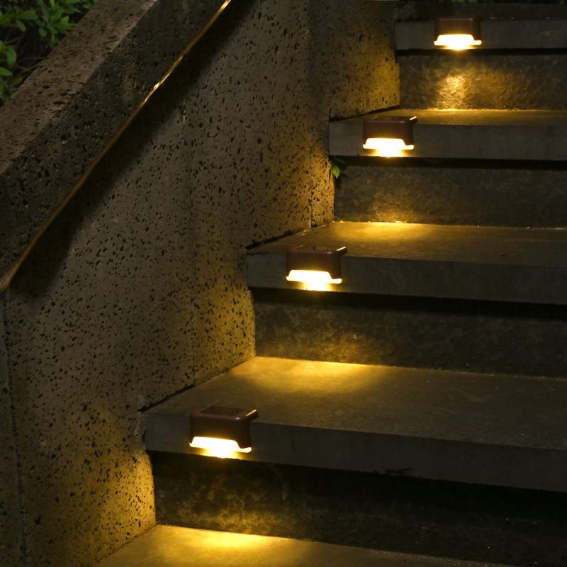 Solar Deck Lights Outdoor Waterproof 12Pack, Solar Powered Step Lights For Outside Stairs, Step, Fence, Yard, Patio, And Pathway_voghion.com