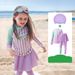 Set di mutande e pantaloni da bagno a maniche lunghe UPF 50+ per bambini – Costume da bagno con protezione solare resistente al cloro (Watermelon Ripe, Mist Olive, Taro Boba)_voghion.com