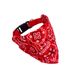 Pet polyester printed triangular scarf for small dogs, and cats, dog stretchable collar, saliva towel_voghion.com