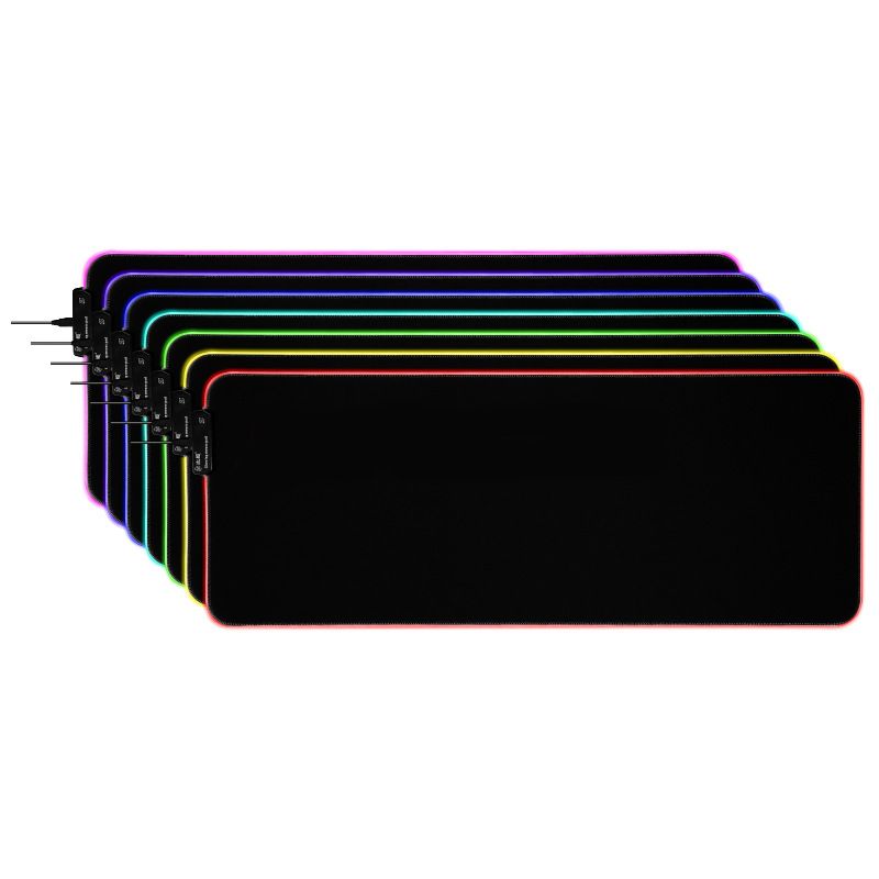 LED Luminous Mouse Pad RGB Various Light Effects E-sports Table Mat_voghion.com