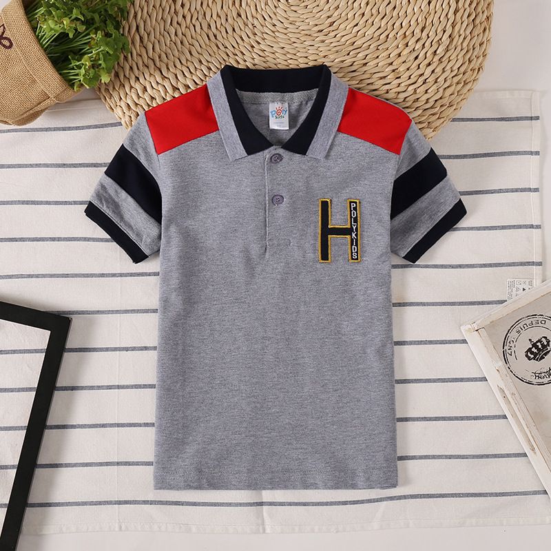 Kinderkleidung 2024 Kinderkleidung Jungen Poloshirt Kinderkleidung Oberteile Kinder-T-Shirts_voghion.com