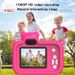 【Alta qualità】 Nuovo per bambini con doppia fotocamera anteriore e posteriore, Caroon Camera Oy, alta risoluzione, Phoo-Aking, antiurto, per bambini_voghion.com