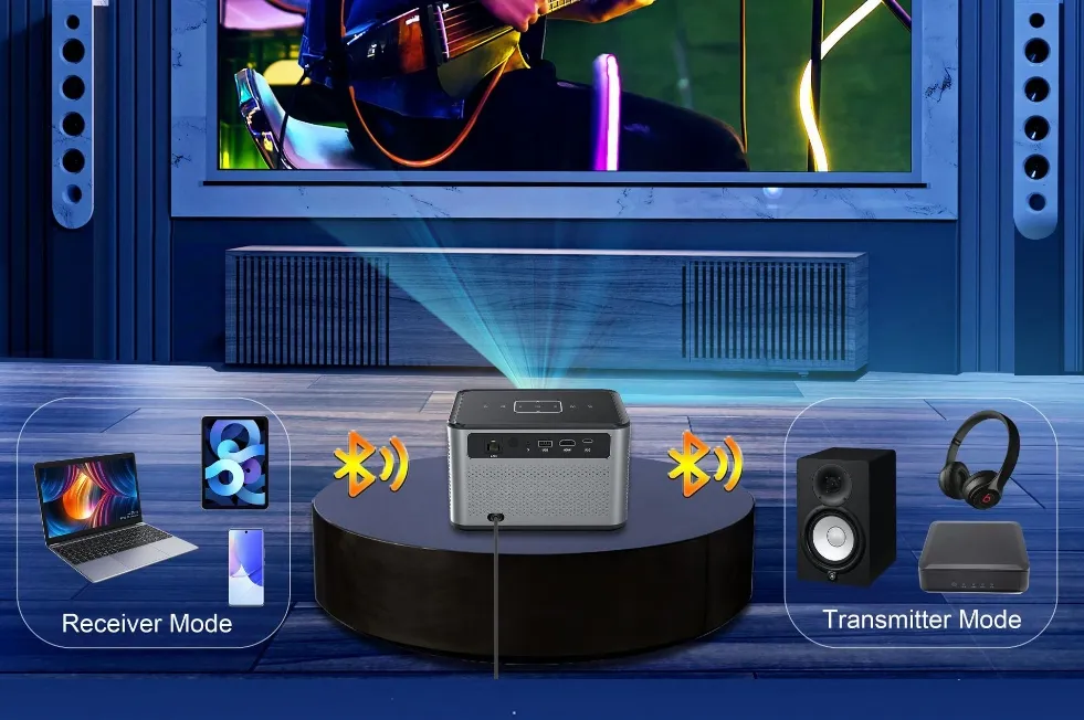 2024. gada jauns mini portatīvais mājas viesistabas guļamistabas sienas projekcijas biroja bezvadu projektors_voghion.com