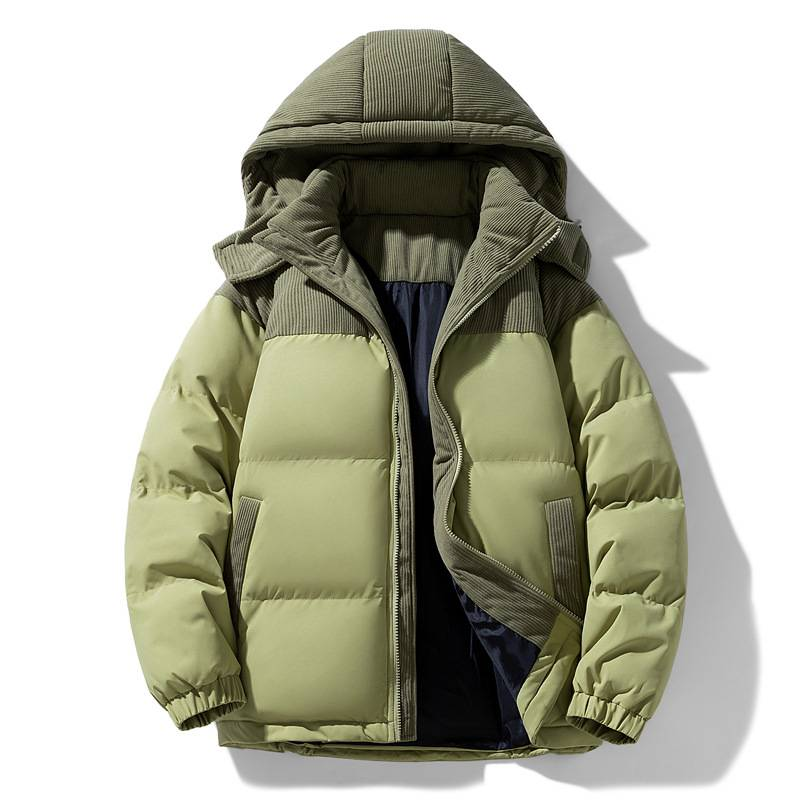 Veste d'hiver unisexe à capuche – Doudoune coupe-vent épaisse (S-3XL, coupe oversize, rembourrage en polyester 500 g, couleurs tendance)_voghion.com
