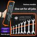 Steel Chrome-Plated Open-End Wrench Set – 8/12/14-Piece Forged Spanner Kit With 45° Angle_voghion.com
